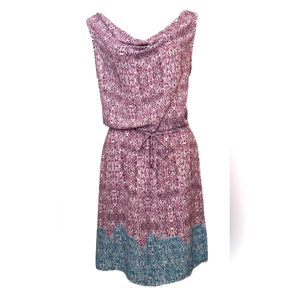 Love Stitch Pink and Blue Midi Dress